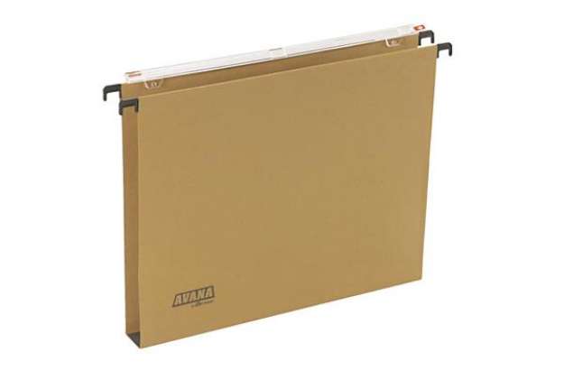 Immagine di Cartella sospesa Avana - cassetto - interasse 33 cm - fondo U - 31,3 x 24,5 cm - avana - Bertesi