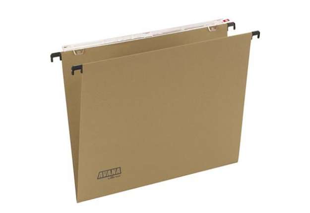 Immagine di Cartella sospesa Avana - cassetto - interasse 39 cm - fondo V - 37 x 24,5 cm - avana - Bertesi