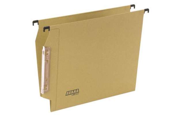 Immagine di Cartella sospesa Avana - armadio - interasse 33 cm - fondo V - 32,6 x 27,5 cm - avana - Bertesi
