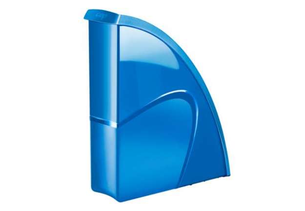 Immagine di Portariviste CepPro Gloss - 26,5 x 31 cm - dorso 8 cm - blu oceano - Cep