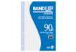 Immagine di Blocco collato BandUp - fori rinforzati - A4 - quadretto 4mm - 40 fogli - 90gr - BM
