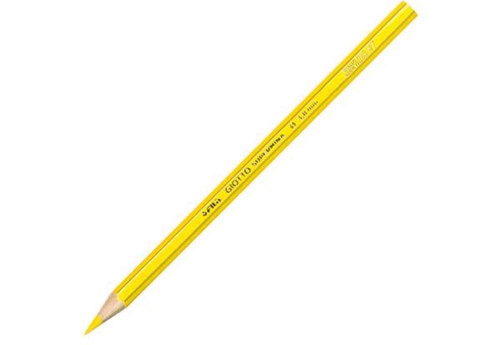 Immagine di Pastello Supermina - mina 4 mm - giallo fluo 51 - Giotto