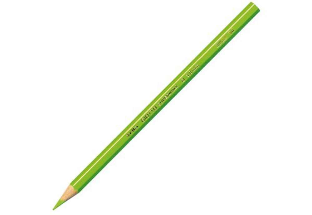 Immagine di Pastello Supermina - mina 4 mm - verde fluo 54 - Giotto