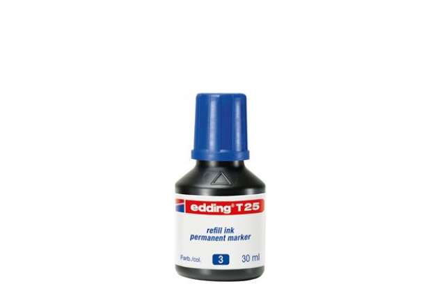 Immagine di Ricarica Inchiostro marcatore permanente T25 - 30ml - blu - Edding