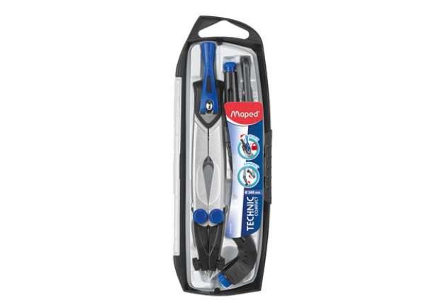 Immagine di Compasso Tecnich Compact - diametro max 360mm - 5 pezzi - Maped
