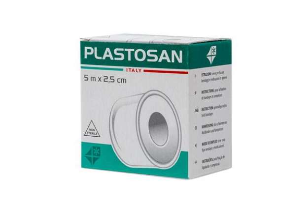 Immagine di Cerotto - 2,5 cm - TNT - ipoallergenico - PVS - rotolo da 5 mt