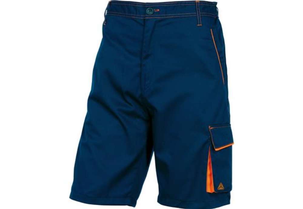 Immagine di Bermuda da lavoro Panostyle M6BER - sargia/poliestere/cotone - taglia L - blu/arancio - Deltaplus