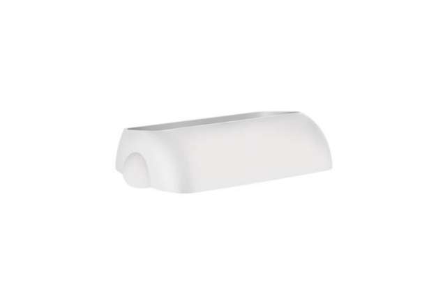 Immagine di Coperchio per cestino gettacarte Soft Touch - 33,5x22,5x9 cm - 23 L - bianco - Mar Plast