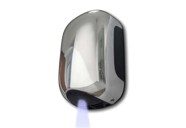 Immagine di Asciugamani automatico a sensori Mini Zefiro - 23,8x15,6x9,9 cm - 900 W - ABS - cromato - Medial
