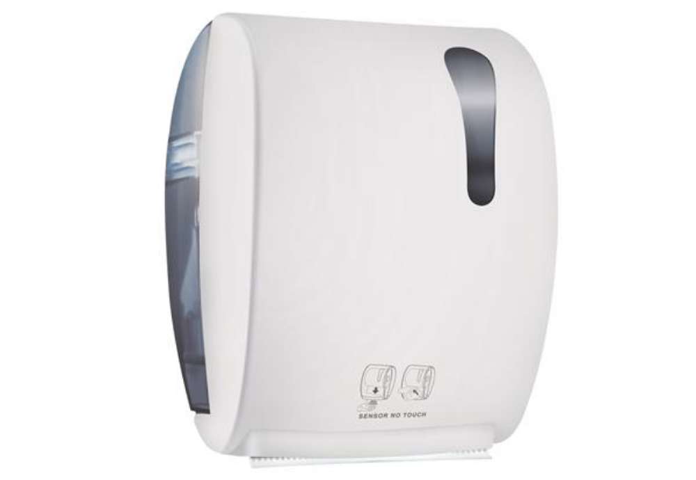 Immagine di Dispenser elettronico asciugamani Kompatto Advan 875 - 32 x 22,4 x 40,5 cm - bianco - Mar Plast