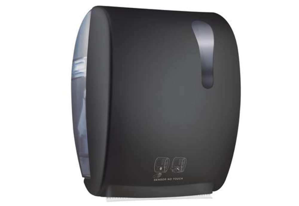 Immagine di Dispenser elettronico asciugamani Kompatto Advan 875 - 32 x 22,4 x 40,5 cm - nero - Mar Plast