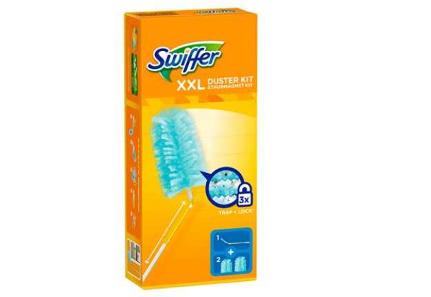 Immagine di Swiffer Duster XXL - 90 cm - azzurro - Swiffer - starter kit completo con 2 piumini