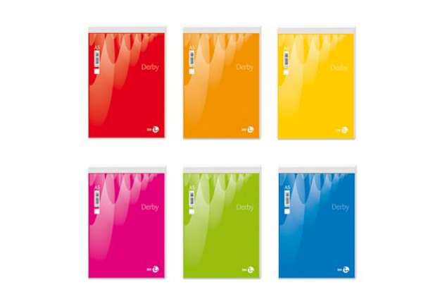 Immagine di Blocco note Derby - bianco - 150 x 210mm - 60gr - 70 fogli - BM