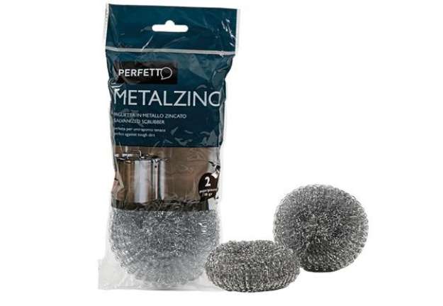 Immagine di Spugna zincata - 30 gr - metallo zincato - Perfetto - conf. 2 pezzi