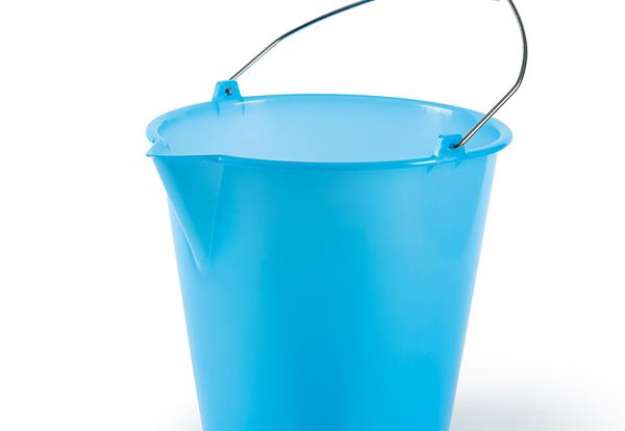 Immagine di Secchio con becco - in politene - 12 L - azzurro - PerfettoFactory