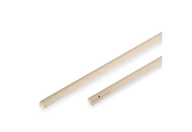 Immagine di Manico in legno con foro - lunghezza 140 cm - art.0037A - PerfettoFactory