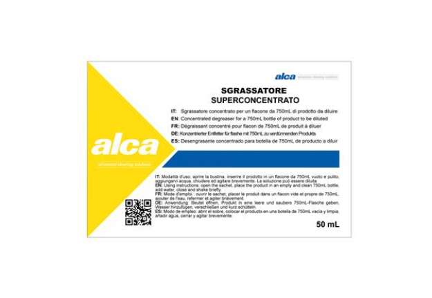 Immagine di Sgrassatore Superconcentrato Linea Monodose - superprofumato - Alca - bustina da 50 ml