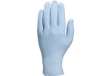 Immagine di Guanti in nitrile - non talcati - taglia media - ambidestri - azzurro chiaro - Deltaplus - scatola d