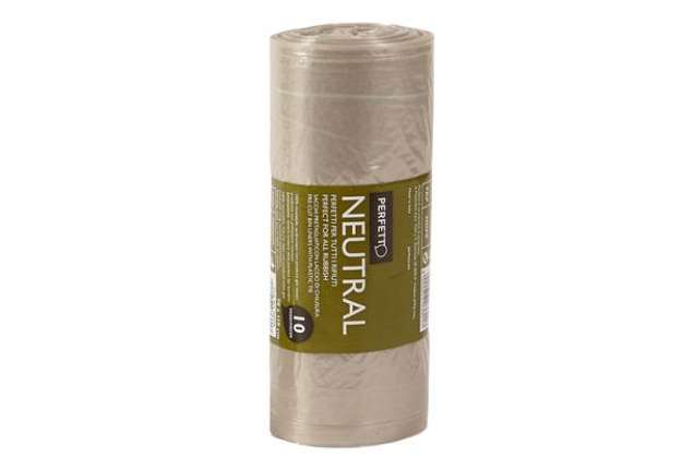 Immagine di Sacchi per rifiuti Classic - 70 x 110 cm - 116 L - 20 micron - trasparente - Perfetto - rotolo da 10