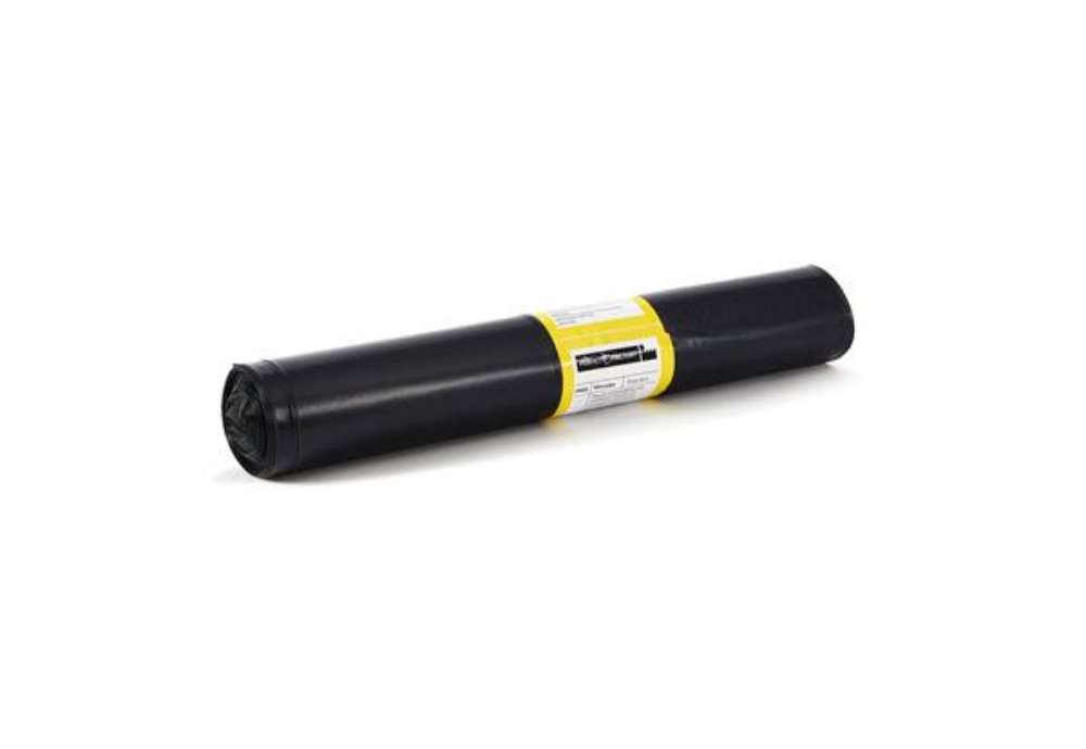 Immagine di Sacchi per rifiuti Hercules - 80x110 cm - 130 L - 50 micron - nero - PerfettoFactory - rotolo da 10