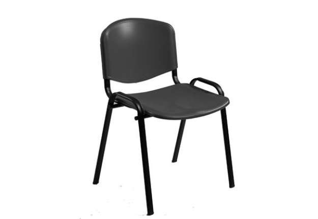 Immagine di Seduta attesa Dado D5SP - senza braccioli - PPL - nero - Unisit
