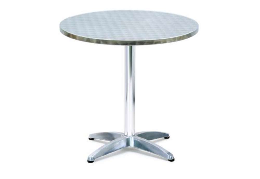 Immagine di Tavolo bar - tondo - diametro 70 cm - altezza 70 cm - alluminio/acciaio - Serena Group