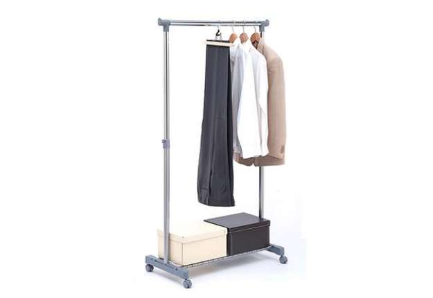 Immagine di Stender appendiabiti AC9001 - con portaoggetti  - 87 cm - Serena Group