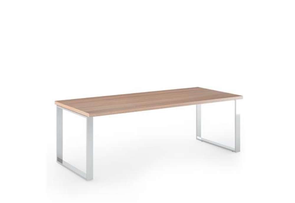 Immagine di Scrivania direzionale Prestige Metal - 180 x 90 x 74 cm - ciliegio arabis