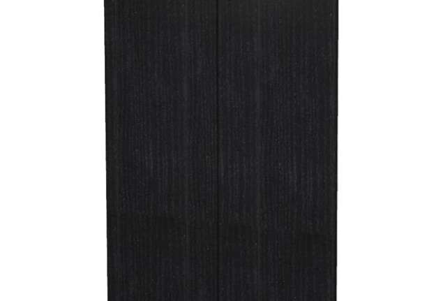 Immagine di Coppia ante Prestige - per mobile medio - 80 x 115,4 cm - spessore 18 mm - melaminico - nero venato
