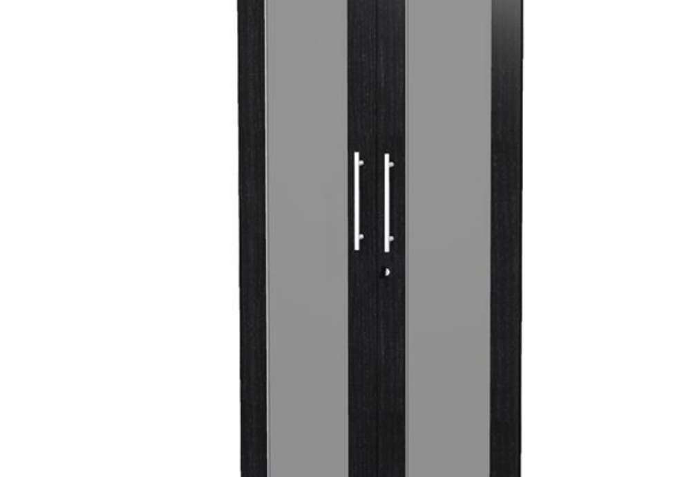 Immagine di Coppia ante Prestige - per mobile medio/alto - 80 x 153,8 cm - spessore 18 mm - vetro/melaminico - n