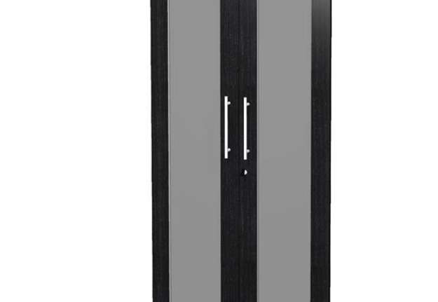 Immagine di Coppia ante Prestige - per mobile medio/alto - 80 x 153,8 cm - spessore 18 mm - vetro/melaminico - n