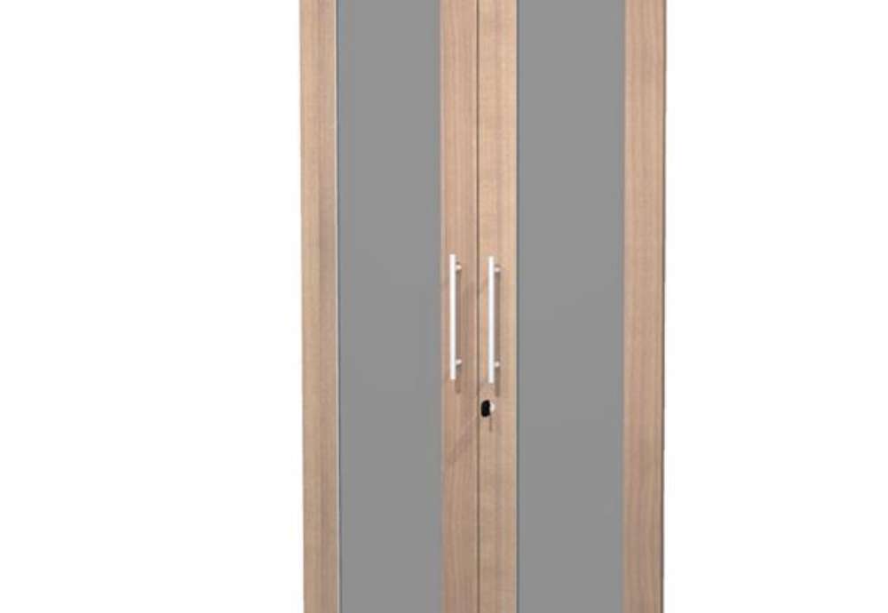 Immagine di Coppia ante Prestige - per mobile medio/alto - 80 x 153,8 cm - spessore 18 mm - vetro/melaminico - c