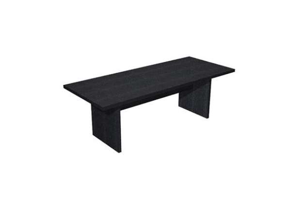 Immagine di Tavolo riunioni Prestige - 220 x 100 x 74 cm - nero venato