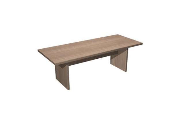 Immagine di Tavolo riunioni Prestige - 220 x 100 x 74 cm - ciliegio arabis