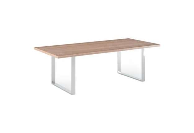 Immagine di Tavolo riunioni Prestige metal - 220 x 100 x 74 cm - ciliegio arabis