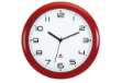 Immagine di Orologio da parete Hornew - diametro 30 cm - rosso - Alba