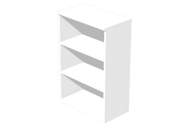 Immagine di Mobile Easy - medio a giorno - 80 x 35 x 120 cm - bianco