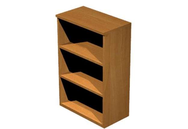 Immagine di Mobile Easy - medio a giorno - 80 x 35 x 120 cm - noce chiaro