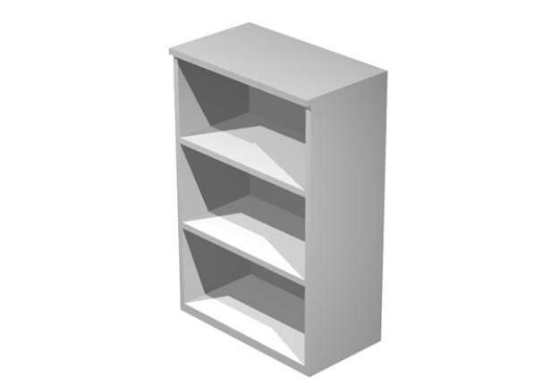 Immagine di Mobile Easy - medio a giorno - 80 x 35 x 120 cm - grigio