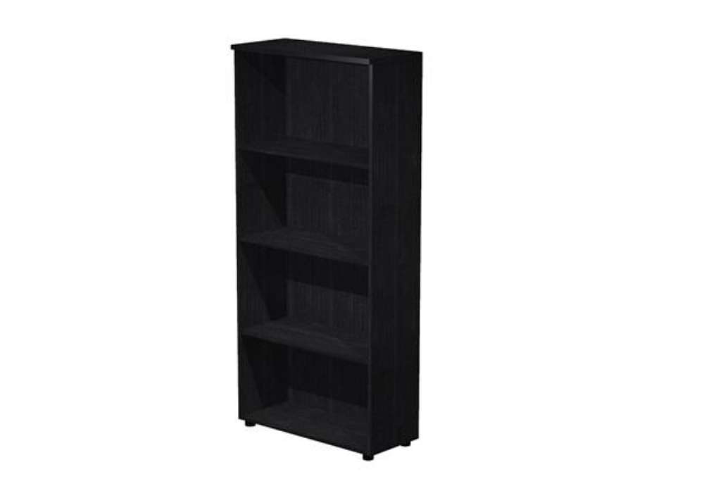 Immagine di Mobile Easy - alto a giorno - 80 x 35 x 180 cm - nero venato
