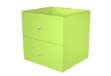 Immagine di Cassettiera per casellario Rainbow - 2 cassetti - 32,5x28,8x32,5 cm - verde neon
