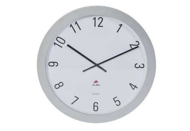 Immagine di Orologio da parete Giant - diametro 60 cm - grigio - Alba