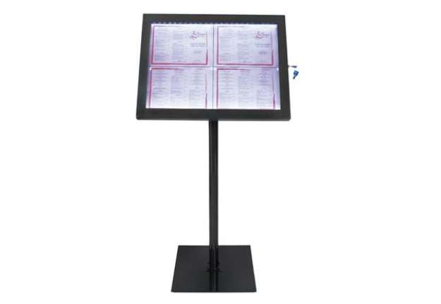 Immagine di Espositore a LED per esterni/interni - display 4 x A4 - Securit