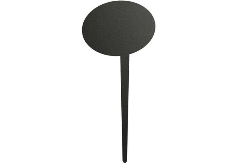 Immagine di Silhouette Tags - formato fumetto - nero - Securit - set 5 pezzi