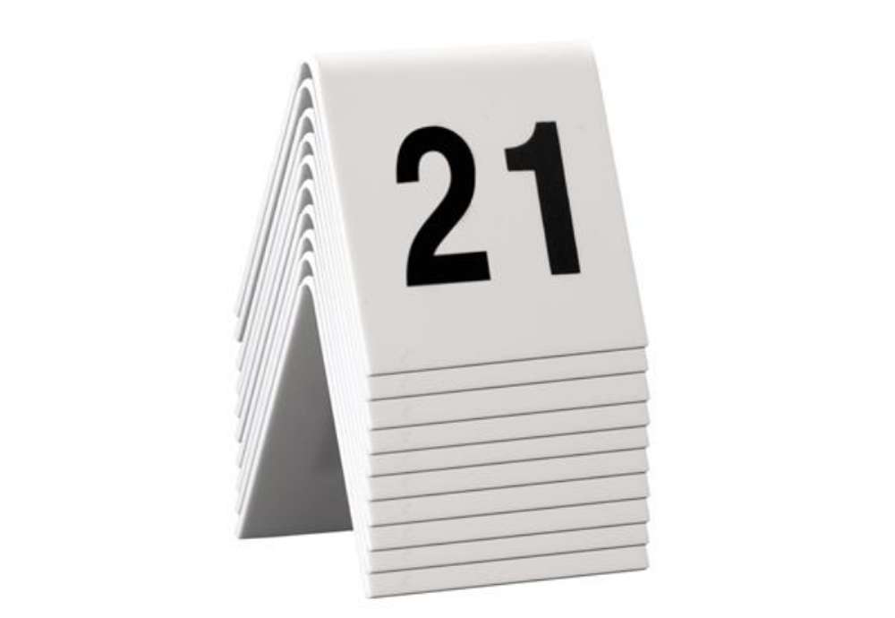 Immagine di Numeri per tavoli - set da 21 a 30 - Securit