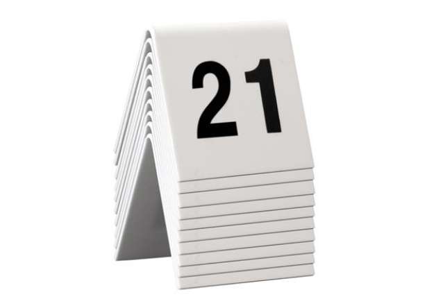 Immagine di Numeri per tavoli - set da 21 a 30 - Securit