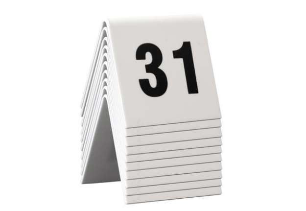 Immagine di Numeri per tavoli - set da 31 a 40 - Securit