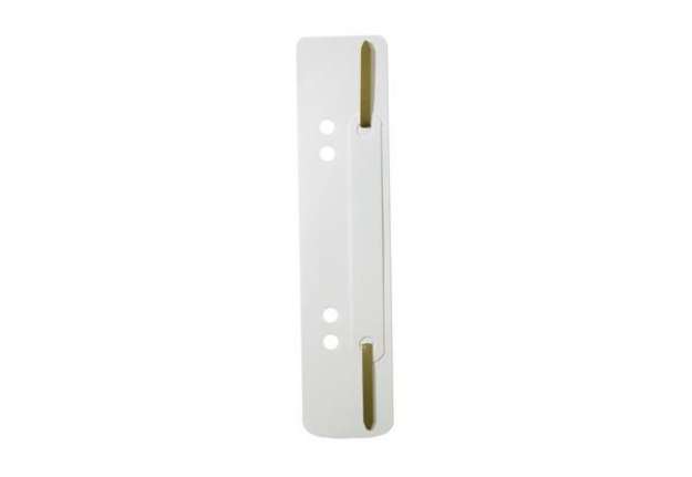 Immagine di Pressini fermafogli - 38x150 mm - bianco - Durable - conf. 25 pezzi