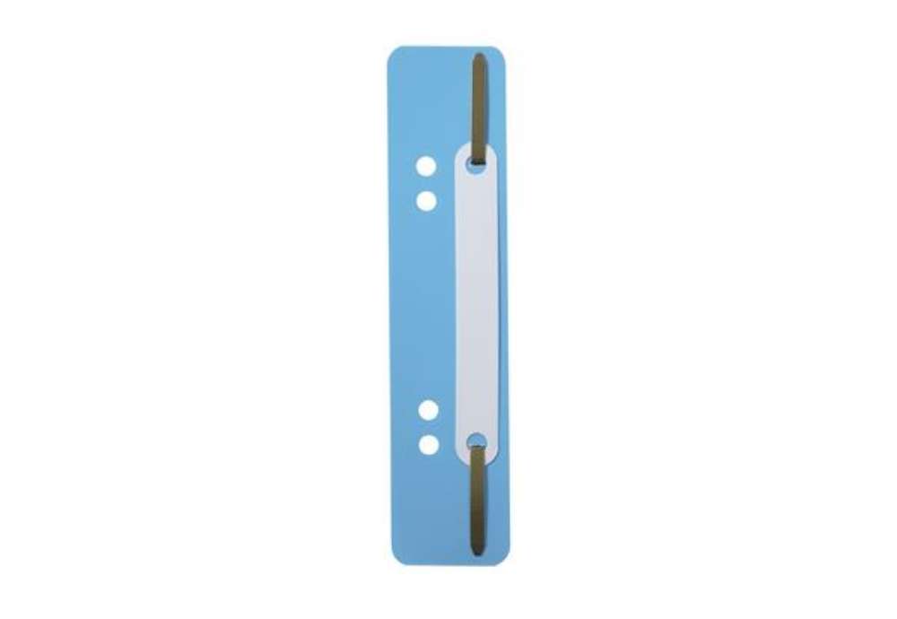 Immagine di Pressini fermafogli - 38x150 mm - azzurro - Durable - conf. 25 pezzi