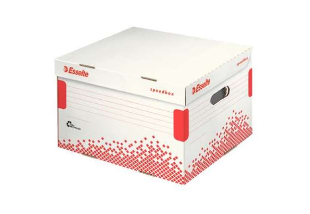 Immagine di Scatola container Speedbox - Medium - 32,5x36,7cm - dorso 26,3 cm - Esselte